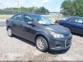  Salvage Chevrolet Sonic