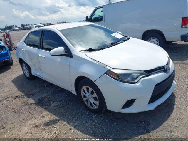  Salvage Toyota Corolla