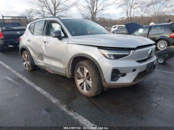  Salvage Volvo Xc40 Recharge Pure Electr