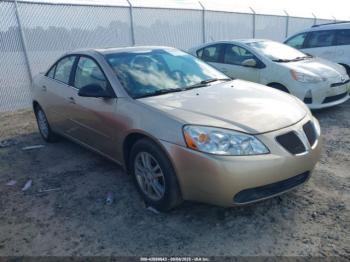  Salvage Pontiac G6