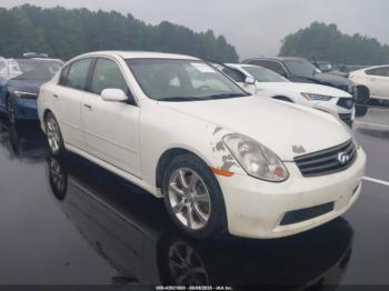  Salvage INFINITI G35