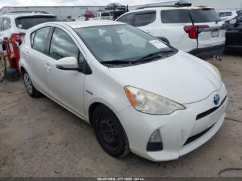  Salvage Toyota Prius c