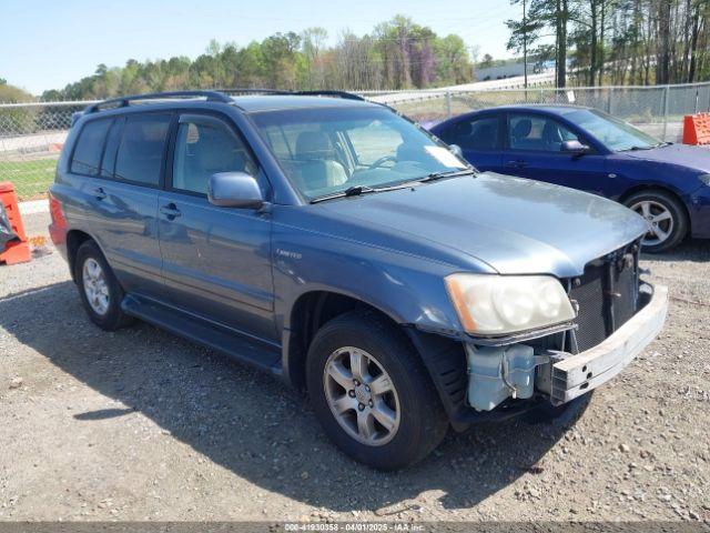  Salvage Toyota Highlander