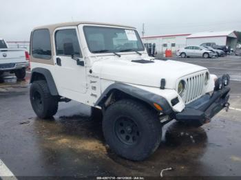  Salvage Jeep Wrangler