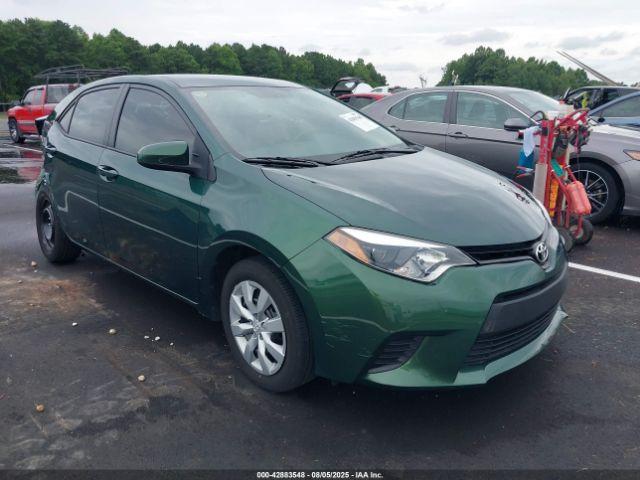  Salvage Toyota Corolla