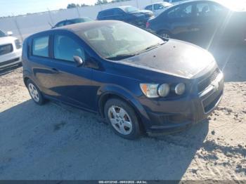  Salvage Chevrolet Sonic