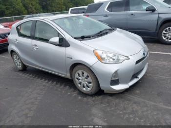  Salvage Toyota Prius c