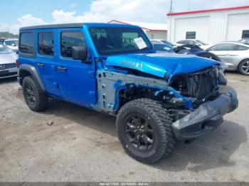  Salvage Jeep Wrangler