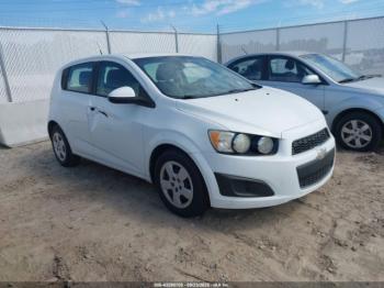  Salvage Chevrolet Sonic