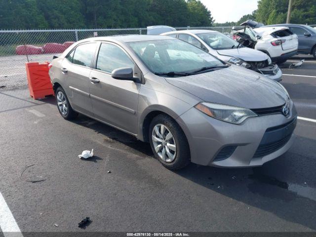 Salvage Toyota Corolla