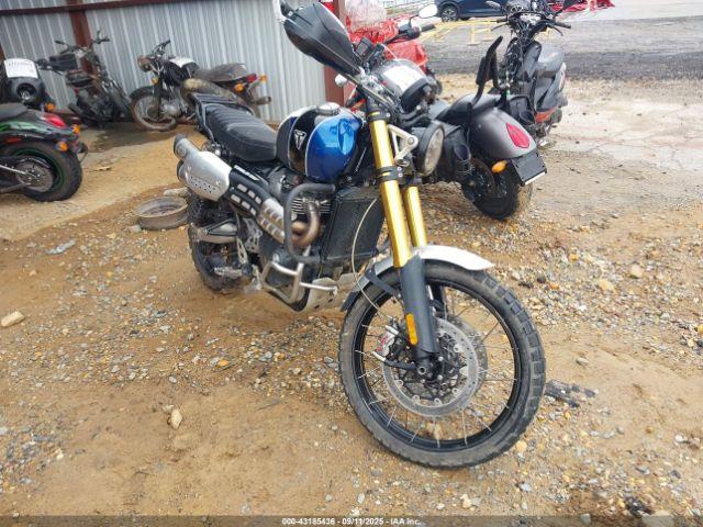  Salvage Triumph Motorcycle Scrambler