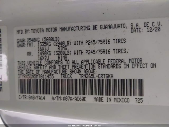 Toyota Tacoma Sr Image 14