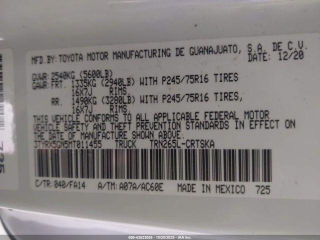 Toyota Tacoma Sr Image 14