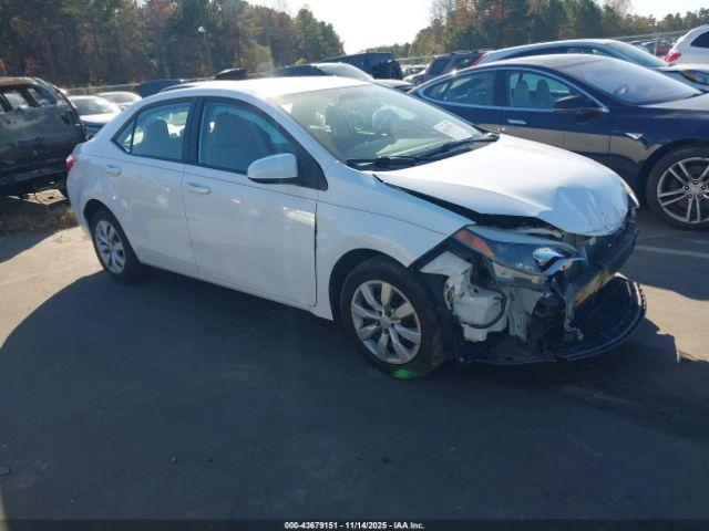  Salvage Toyota Corolla