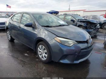  Salvage Toyota Corolla