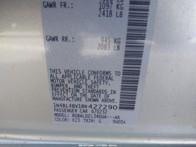 Nissan Altima S Fwd Image 15