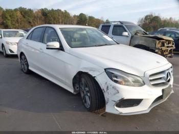  Salvage Mercedes-Benz E-Class