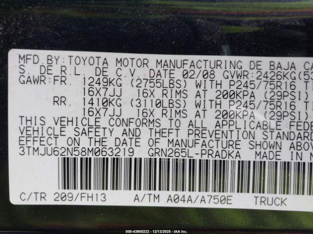 Toyota Tacoma Prerunner V6 Image 9