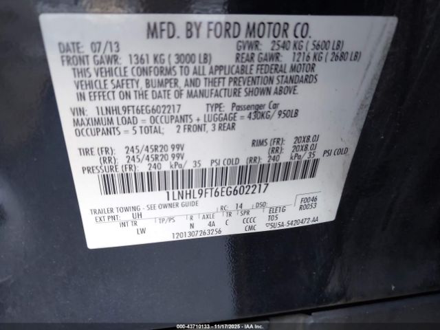 Lincoln MKS Ecoboost Image 2