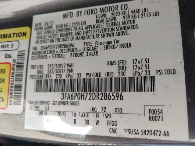 Ford Fusion Se Image 8
