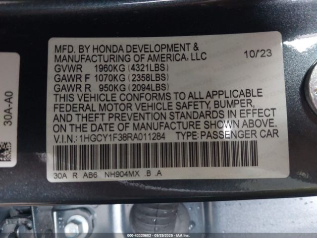 Honda Accord Ex Image 10