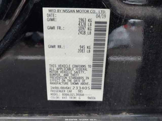 Nissan Altima 2.5 S Image 8