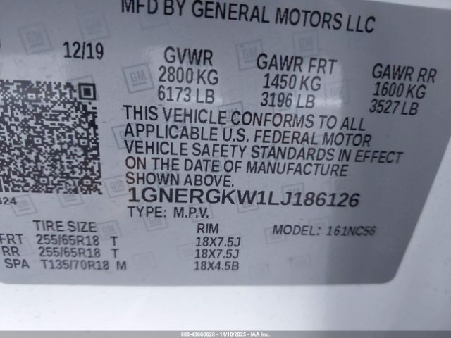 Chevrolet Traverse Lt Cloth Image 5