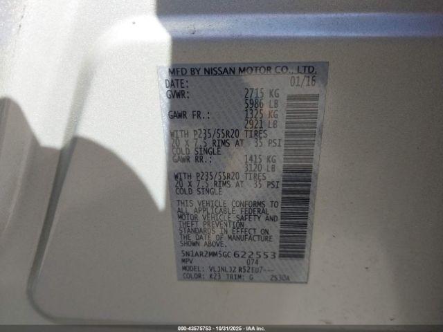 Nissan Pathfinder Platinum Image 8