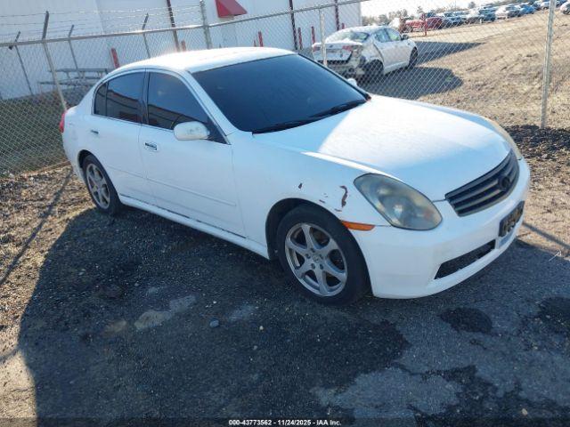  Salvage INFINITI G35x