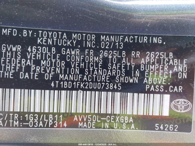 Toyota Camry Xle Image 10