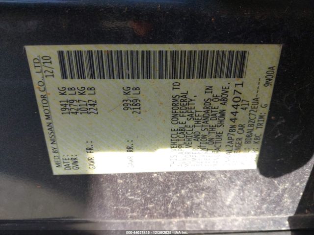 Nissan Altima 2.5 S Image 9