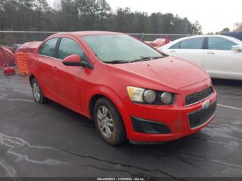  Salvage Chevrolet Sonic
