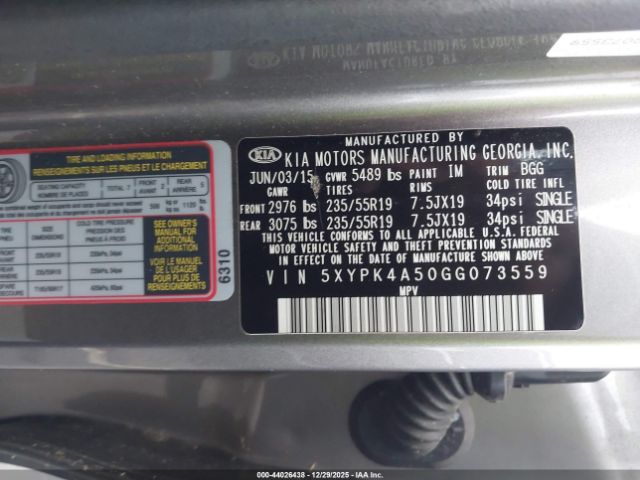 Kia Sorento 3.3l Sx Image 6