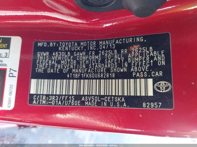 Toyota Camry Se Image 9