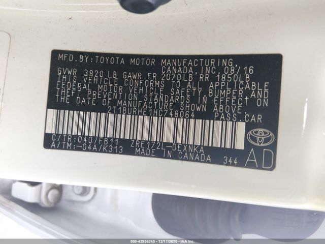 Toyota Corolla Le Image 6