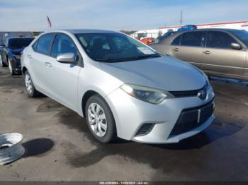  Salvage Toyota Corolla