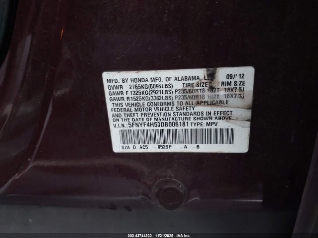 Honda Pilot Ex-l Image 2