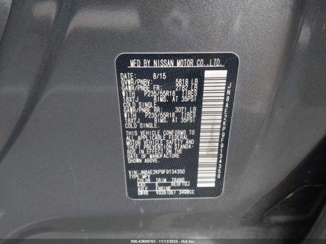 Nissan Quest Platinum Image 16