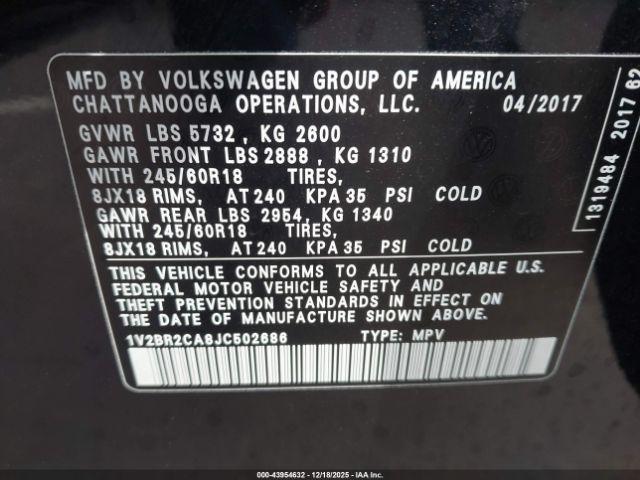 Volkswagen Atlas 3.6l V6 Launch Edition Image 9