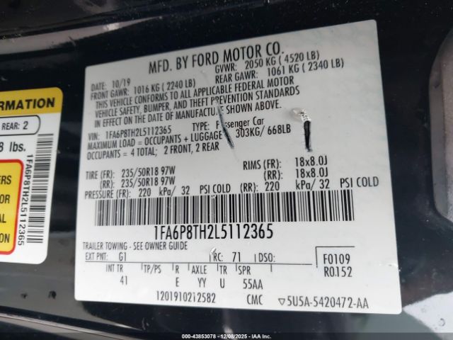 Ford Mustang Ecoboost Premium Fastback Image 4