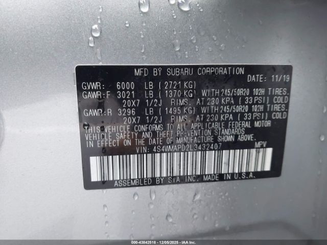 Subaru Ascent Limited Image 8