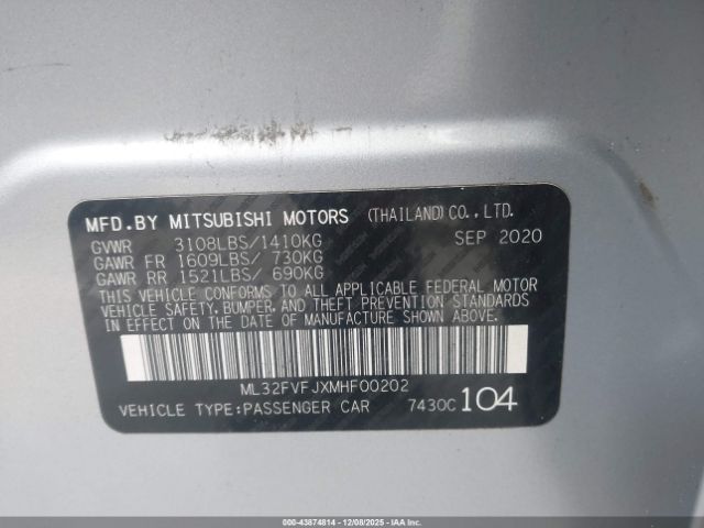 Mitsubishi Mirage Se Image 13