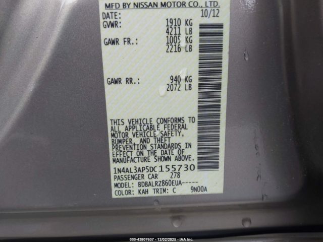 Nissan Altima 2.5 S Image 9