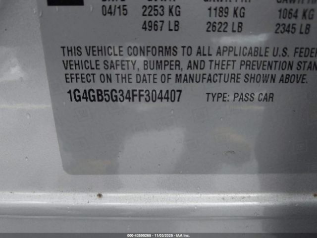 Buick LaCrosse Leather Image 10