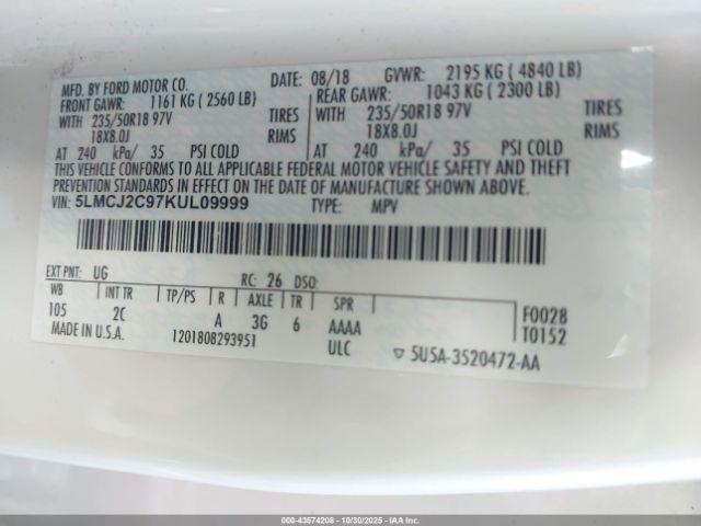 Lincoln MKC Select Image 7