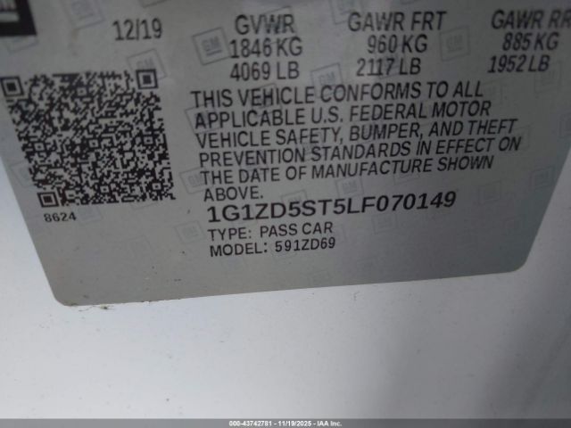 Chevrolet Malibu Fwd Lt Image 7