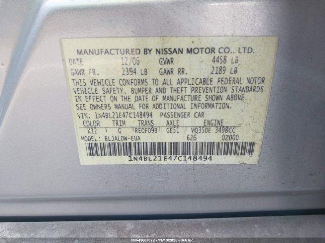 Nissan Altima 3.5 Se Image 3