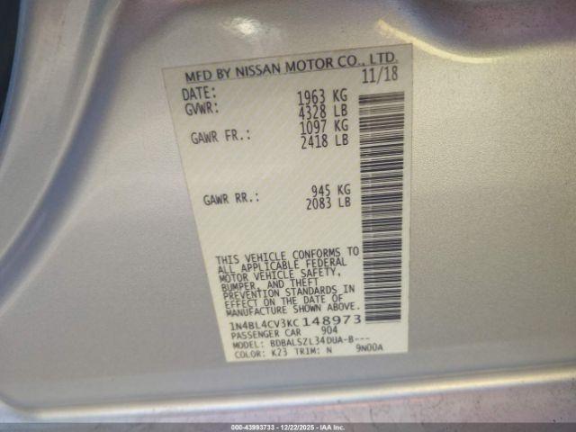 Nissan Altima 2.5 Sr Image 7