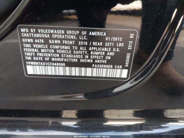 Volkswagen Passat 2.5l Se Image 16