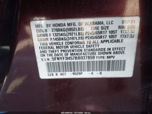 Honda Pilot Ex-l Image 20